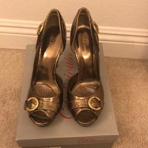 Bronze heels